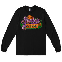 Black Senior 2023 basketball Long Sleeve Tee - HowdyJamesFarm