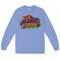 Colony Blue Senior 2023 basketball Long Sleeve Tee - HowdyJamesFarm