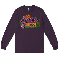 Plum Senior 2023 basketball Long Sleeve Tee - HowdyJamesFarm