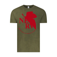 Vintage Olive nerv  evangelion Vintage Tee - artisFamous