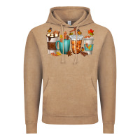 Vintage Coffee Thankful Coffee Cups Vintage Hoodie - texasbilliewilder