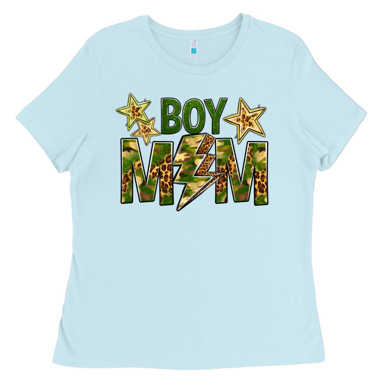 Boy Mom Ladies Tee by BundleAndBundleShop | Teevron