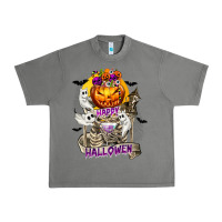 Tornado Happy Halloween with Skeleton Urban Heavy Tee - texasbilliewilder