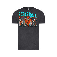 Vintage Black Basketball Mom Vintage Tee - NancyCooperArtShop