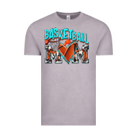 Vintage Zinc Basketball Mom Vintage Tee - NancyCooperArtShop