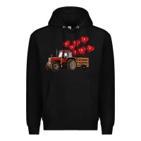 Black farm tractor Premium Hoodie - RanaPortraitStore