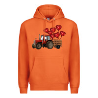 Carrot farm tractor Premium Hoodie - RanaPortraitStore