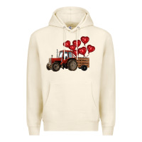 Tofu farm tractor Premium Hoodie - RanaPortraitStore