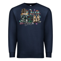 Navy best dog mom ever Premium Sweatshirt - SublimationCraftShop