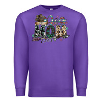 Purple best dog mom ever Premium Sweatshirt - SublimationCraftShop