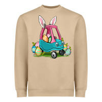 Mushroom Easter toddler car Heavyweight Sweatshirt - OliviaCreatesArt