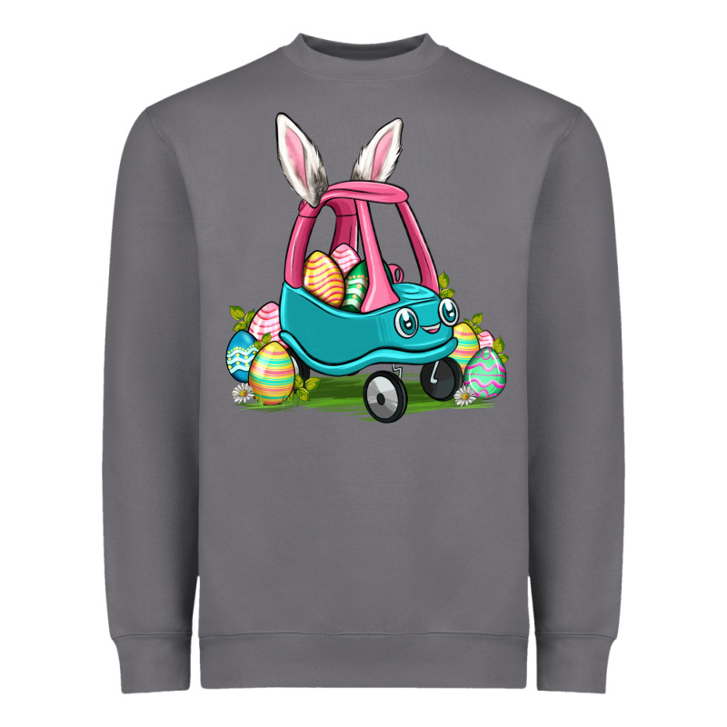 Easter Toddler Car Heavyweight Sweatshirt by OliviaCreatesArt | Teevron