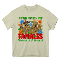 Mossy tis the season for tamales tama la la la la la la Heavy Core Tee - MaliasSmallBusiness