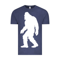 Vintage Denim bigfoot walking silhouette Vintage Tee - artisFamous