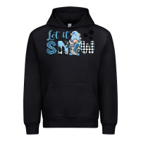 Black let it snow gnome Urban Hoodie - BarkalooDesign