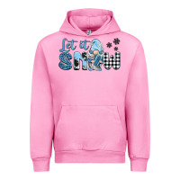 Fuchsia Pink let it snow gnome Urban Hoodie - BarkalooDesign