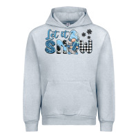 Heather Grey let it snow gnome Urban Hoodie - BarkalooDesign