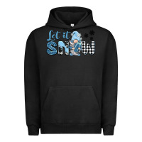 Pigment Black let it snow gnome Urban Hoodie - BarkalooDesign