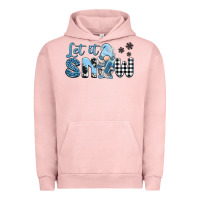 Pigment Salmon let it snow gnome Urban Hoodie - BarkalooDesign