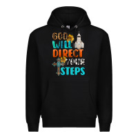 Black God Will Direct Your Steps Premium Hoodie - BundleAndBundleShop