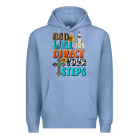 Colony Blue God Will Direct Your Steps Premium Hoodie - BundleAndBundleShop