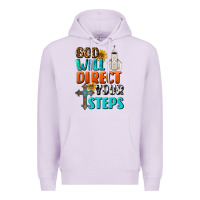Lilac God Will Direct Your Steps Premium Hoodie - BundleAndBundleShop