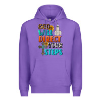 Purple God Will Direct Your Steps Premium Hoodie - BundleAndBundleShop