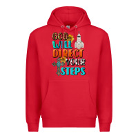 Red God Will Direct Your Steps Premium Hoodie - BundleAndBundleShop
