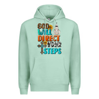 Seafoam God Will Direct Your Steps Premium Hoodie - BundleAndBundleShop