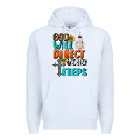 White God Will Direct Your Steps Premium Hoodie - BundleAndBundleShop