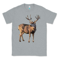 Heather Grey Mule Buck Deer Classic Tee - LillyAllenDesigns