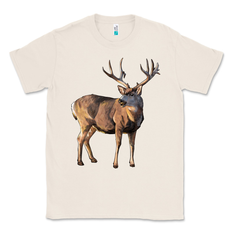 Mule Buck Deer Classic Tee by LillyAllenDesigns | Teevron