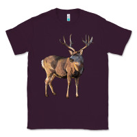 Plum Mule Buck Deer Classic Tee - LillyAllenDesigns