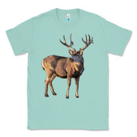 Seafoam Mule Buck Deer Classic Tee - LillyAllenDesigns