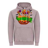 Personalized Boy Halloween Candy Vintage Hoodie | Teevron