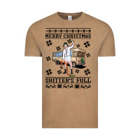 Vintage Coffee merry christmas shitters full Vintage Tee - artisFamous