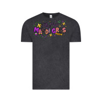 Vintage Black little miss mardi gras Vintage Tee - texasbilliewilder