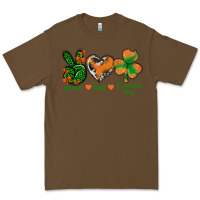 Cacao Peace Love St.Patrick's Day Premium Tee - BundleAndBundleShop