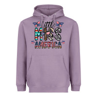 Lavender little miss america Heavyweight Hoodie - CowhideDigitalArt
