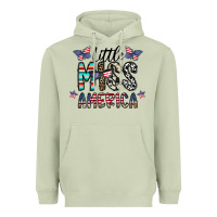 Matcha little miss america Heavyweight Hoodie - CowhideDigitalArt