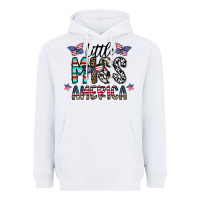 White little miss america Heavyweight Hoodie - CowhideDigitalArt