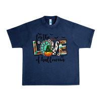 Navy Western For The Love of Halloween Urban Heavy Tee - texasbilliewilder