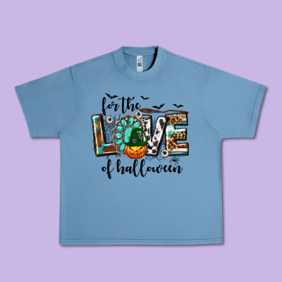 Western For The Love Of Halloween Urban Heavy Tee Designed By Texasbilliewilder