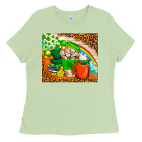 Matcha Coffee Cups St Patricks Day Tumbler Ladies Tee - BundleAndBundleShop