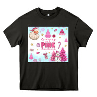 Asphalt dreaming of a pink christmas Heavy Core Tee - MaliasSmallBusiness