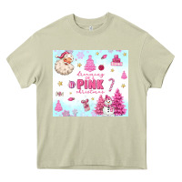 Mossy dreaming of a pink christmas Heavy Core Tee - MaliasSmallBusiness
