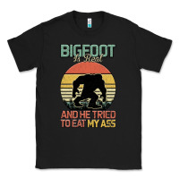 Black Bigfoot is real and he tried to eat my ass Classic Tee - Bettercallsaul