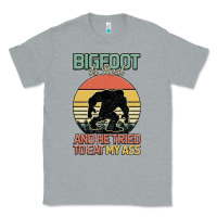 Heather Grey Bigfoot is real and he tried to eat my ass Classic Tee - Bettercallsaul