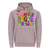 Vintage Zinc All Teacher Love Brains Vintage Hoodie - texasbilliewilder