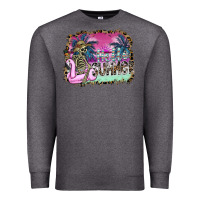 Charcoal Heather hello summer Premium Sweatshirt - SublimationCraftShop